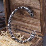 Stainless Steel Nordic Viking Norse Raven Bracelet Men Wristband Cuff Bracelets with viking wooden