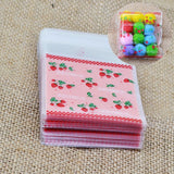 100Pcs Christmas Cookie Candy Package Gifts Bag DIY Self Adhesive OPP Bags For Xmas Home Party Packing Decoration Baking Supply
