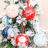 7 cm Christmas Tree Decor Hanging Balls Ornament Xmas Tree Can Ball Jar Storage Decorations Christmas Candy Cans Ball Kids Gift