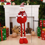 Christmas Gift 2021 Christmas Party Decoration Dolls Christmas Decoration for Tree Santa Claus Snowman Toys Figurines Decorazioni