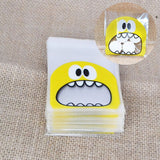 100Pcs Christmas Cookie Candy Package Gifts Bag DIY Self Adhesive OPP Bags For Xmas Home Party Packing Decoration Baking Supply