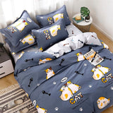 Cifeeo Nordic 220x240 Duvet Cover Bed Linen Bedding Set Cute Printed Quilt Cover Bedsheet Pillowcase Single Queen King Size Bedclothes