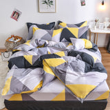 Cifeeo White Black Cow Leopard Printed Bed Cover Set Kids Duvet Cover Adult Boys Girls Bed Linen Bedsheet and Pillowcase Bedding Sets