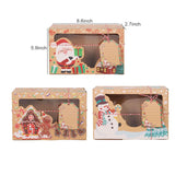 Christmas paper Kids Candy Box Bag Navidad  New year christmas home decoration Natal gift bags Kerst Noel Treats packing box