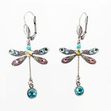 Cifeeo  Trendy Dragonfly Drop Earrings For Women Seven Colored  Hook  Personalized Drop Earrings Wedding Engagement Earrings