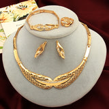 ZOSHI Jewelry Sets Women Indian African Jewelry Set amazing price Wedding Jewellery For Brides Dubai Gold Jewelry Sets
