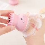 Mini Silicone Face Cleansing Brush Exfoliate Deep Pore Cleaning Skin Massager Face Cleansing Brush Device