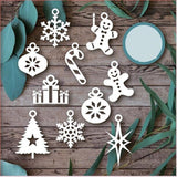 Cifeeo  Merry Christmas Ball Cutting Dies Scrapbooking Metal Embossing DIY Stencil Album Paper Cards Decorative Crafts