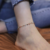 2022 NEW Summer Fishbone Gold Color Anklets Fashion Ankle Foot Jewelry Leg Chain on Foot for Women Gifts