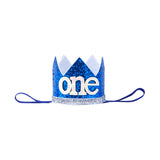 WEIGAO Blue One Foil Balloons Set First Birthday Decor One Year Old Number Balloons Baby Shower Boy 1st Birthday Decor Supplies