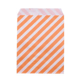 50pcs/lot Cookies Candy Bags Rose Gold Party Favor Gift Bags Chevron Polka Dots Twill Stripe Pattern Paper Pouch Baking Supplies