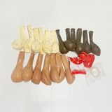178Pcs/set Coffee Skin Color Balloons Brown Coffee Skin Balloon Arch Garland for Wedding Birthday Party Decor Supplies Baby Show