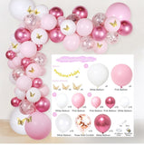 Rose Gold Balloon Arch Garland Kit Wedding Birthday Baloon Birthday Party Decor Kids Baby Shower Latex Confetti Ballon