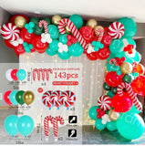 Cifeeo Christmas Balloon Garland Arch Kit Latex Ballon Merry Christmas Party Decoration Kids Birthday Baloon Xmas Natal Navidad Globals