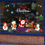 Christmas Gift Merry Christmas Window Stickers Christmas Decorations for Home Xmas Wall Stickers Decals Decor Navidad  New Year Stickers