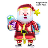 red/green santa tree christmas balloons gift new year party latex confetti balloon christmas decorations for home navidad 2022