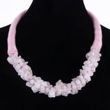 ZOSHI New Fashion Simulated Pearl Necklace for Women Flower Collars Trendy Necklaces & Pendants Statement Necklace Jewelry