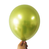 Christmas Gift 50/100pcs Metallic Latex Balloons 5/10/12 Inch Gold Silver Chrome Ballon Wedding Decorations Globos Birthday Party Supplies