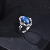 Graduation Gift Vintage Retro Color Change Mood Ring Oval Emotion Feeling Changeable Ring Temperature Control r511