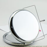 Christmas Gift Personalized Makeup Mirror Bridesmaid Wedding Gift Custom Compact Pocket Folding Mirror Bachelorette Bridal Shower Party Favors