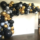 Cifeeo Black Gold Balloon Garland Arch Kit Confetti Latex Balloon 30th 40th 50th Birthday Party Balloons Decorations Adults Baby Shower