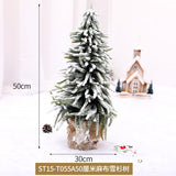 Christmas Gift New Year Artificial PE Mini Christmas Tree Ornament Tabletop Xmas Pine Trees Home Office Decoration Shopping Mall Festive Decor