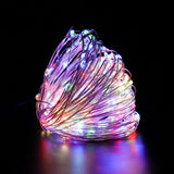 Christmas Gift Led String Light USB Fariy Wire Garland Lamp Christmas light 5m 2m Waterproof for Free Flower New Year Christmas Decoration 2022