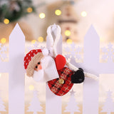 Christmas Gift Supplier 2021 Christmas Decorations for Home Pendants Navidad Christmas Tree Ornaments Hanging Doll Craft Decor Kids Gift