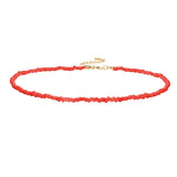 Cifeeo Trendy Bead Strand Beaded Choker Necklace For Women Bohemian Colorful Handmade Short Daisy Pearl Necklace Collar Jewelry
