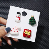 Christmas Gift 3pcs/set Merry Christmas Brooches Christmas Socks Christmas Tree Elk Enamel Badge Small Brooch Women Fashion Party Jewelry Gifts