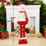 Christmas Gift 1/3PCS Snowman Elk Merry Christmas Big Dolls Tree Decor New Year Ornament Deer Santa Claus Standing Doll Decoration Gift for Kid