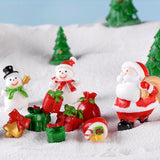 Christmas Gift Mini Christmas Train Ornament Christmas Decoration For Home Santa Claus Gift Toys Crafts Table Deco Navidad Xmas 2021 New Year