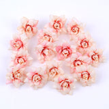 Cifeeo 20 pieces of artificial flower head high quality DIY fake flowers wedding party home living room dining table garden decorations