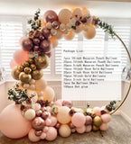 Christmas Gift 101pcs DIY Macaron Peach Balloon Garland Kit Wedding Decoration Birthday Party Decoration Accessories Balloons Arch Set