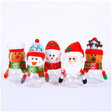 Christmas Gift Candy Jar Snowman Santa Storage Bottle Sweet Christmas  Can Boxes Child Kids Gifts Holder New Year  Navidad