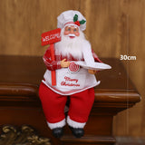 Christmas Decorations for Home Big Santa Claus Doll Children Xmas New Year Gift Christmas Tree Decor Wedding Party Supplies