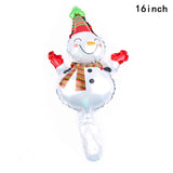 Christmas Gift Special-shaped Christmas Elderly Assemble Elk Snowman Aluminum Foil Balloons Merry Christmas Decor For Home 2021 Kids Noel Gifts