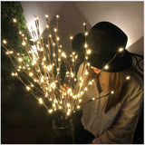 20 LED Light Tree Branch Light String Christmas Decorations for Home Christmas Tree Decorations 2021 New Year Decorations