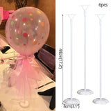 Cifeeo 1Set 7/10 Tubes Balloon Stand Holder Column Balloons Arch Stick Happy Birthday Ballon Kids Baby Shower Wedding Party Decoration