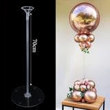 Christmas Gift 7/11 Tubes Air Balls Stand Stick Baloon Stand Holder Wedding Decoration Metallic Balloons Adult Birthday Balloons Party Supplies