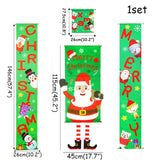 Merry Christmas Porch Sign Decorative Door Banner Outdoor Christmas Decorations for Home Ornaments Xmas Navidad 2021 New Year