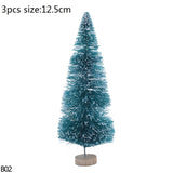 Christmas Gift Fake Pine Tree Mini Artificial Christmas Tree Mini Sisal Tree Miniature Tree Christmas Party Photo Prop For Christmas Ornament