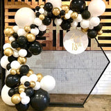 Back to school  decoration  Macaron Balloons Garland Arch Black Silver Rose Gold 4D Ballon Set Wedding Birthday Baloon Party Decor Kids Baby Shower Globos