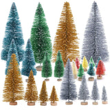 Christmas Gift Fake Pine Tree Mini Artificial Christmas Tree Mini Sisal Tree Miniature Tree Christmas Party Photo Prop For Christmas Ornament