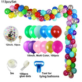 Cifeeo Balloon Garland Green Baby Shower Wedding Birthday Hen Party Decoration Bridal Shower Green White Chrome Gold Ballon 137Pcs/Set