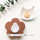 1Pc Cute Christmas Biscuit Mold Cookie Cutter Stamp Xmas Pattern Snowman Gingerbread Man Trees 3D Plastic Cake Decorating Tools