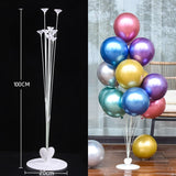 Cifeeo  7/11/13/19 Tubes Balloons Stand Holder Column Confetti Balloons Happy Birthday Balloon Kids Baby Shower Wedding Party Decoration