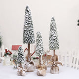 Christmas Gift New Year Artificial PE Mini Christmas Tree Ornament Tabletop Xmas Pine Trees Home Office Decoration Shopping Mall Festive Decor