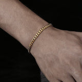 Cifeeo 2022 New Trendy Figaro Chain Men Bracelet Simple Punk Stainless Steel Chain Bracelet For Men Jewelry Gift