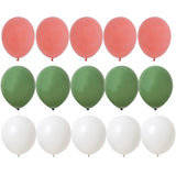 Christmas Gift 15/20pcs 10inch Balloon Kit Avocado Green White Gold Confetti Balls Birthday Wedding Jungle Party DIY Decoration Home Supplies